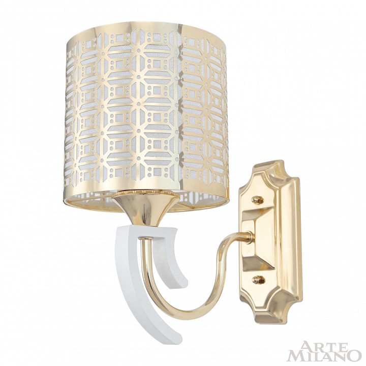 Бра Arte Milano Florentia-8857 308857/1W Wh/Gd